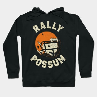 Rally Possum Funny Cleveland Football Hoodie